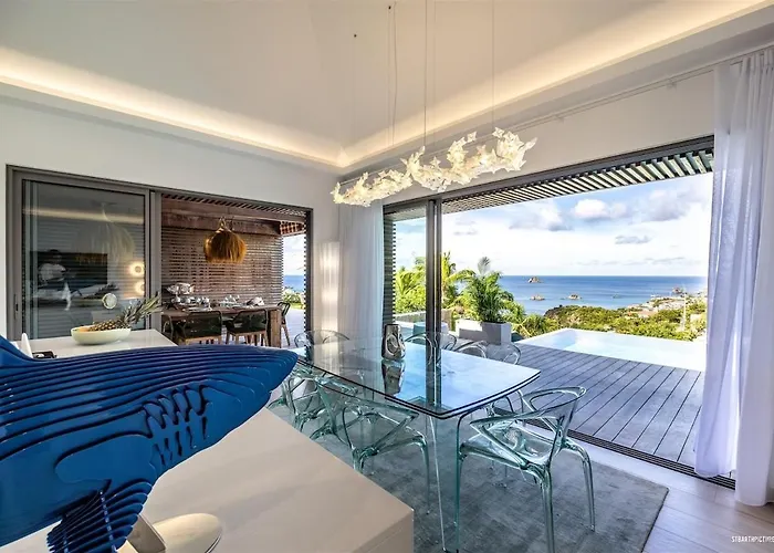 Villa Neuve A Lurin Avec Vue Mer Sunset A Proximite De Gustavia